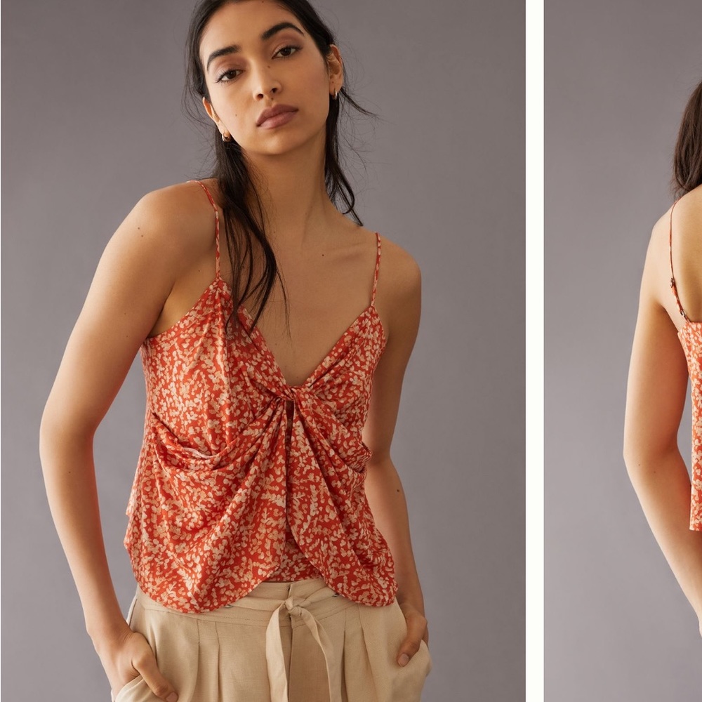 Anthropologie twist cami size M EUC only wore once